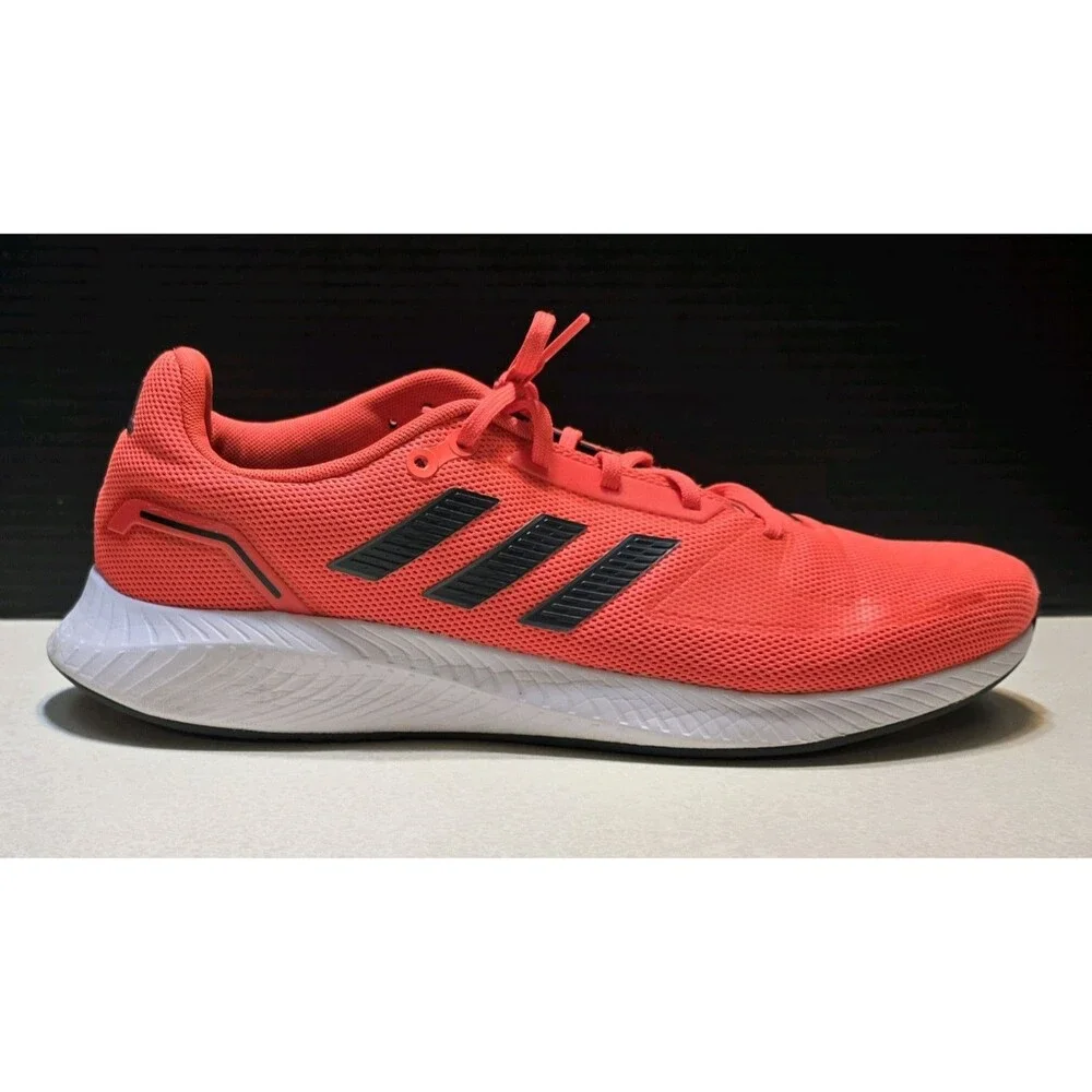 Adidas Run Falcon 2.0 Running Lace up Men's Shoes Size 11.5, 2021 Solar Red, NEW - Picture 7 of 16